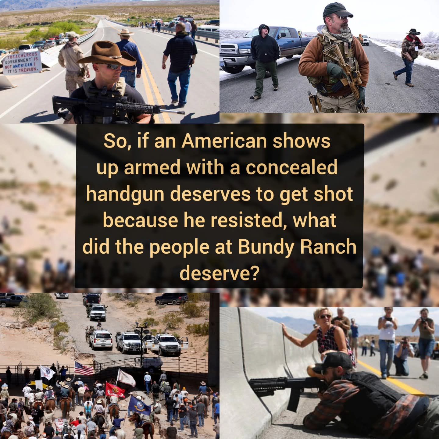 The Fearless - Just a quick recent history lesson. The Bundy Ranch ...