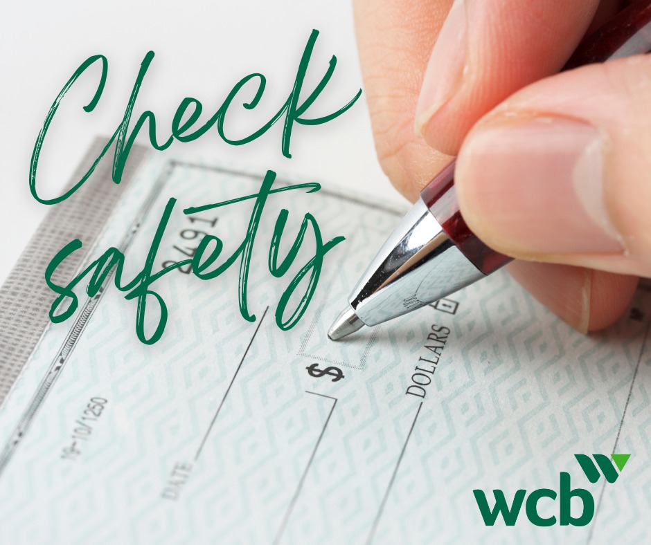WCB - ⚠️Tips for protecting yourself from check fraud:... | Facebook