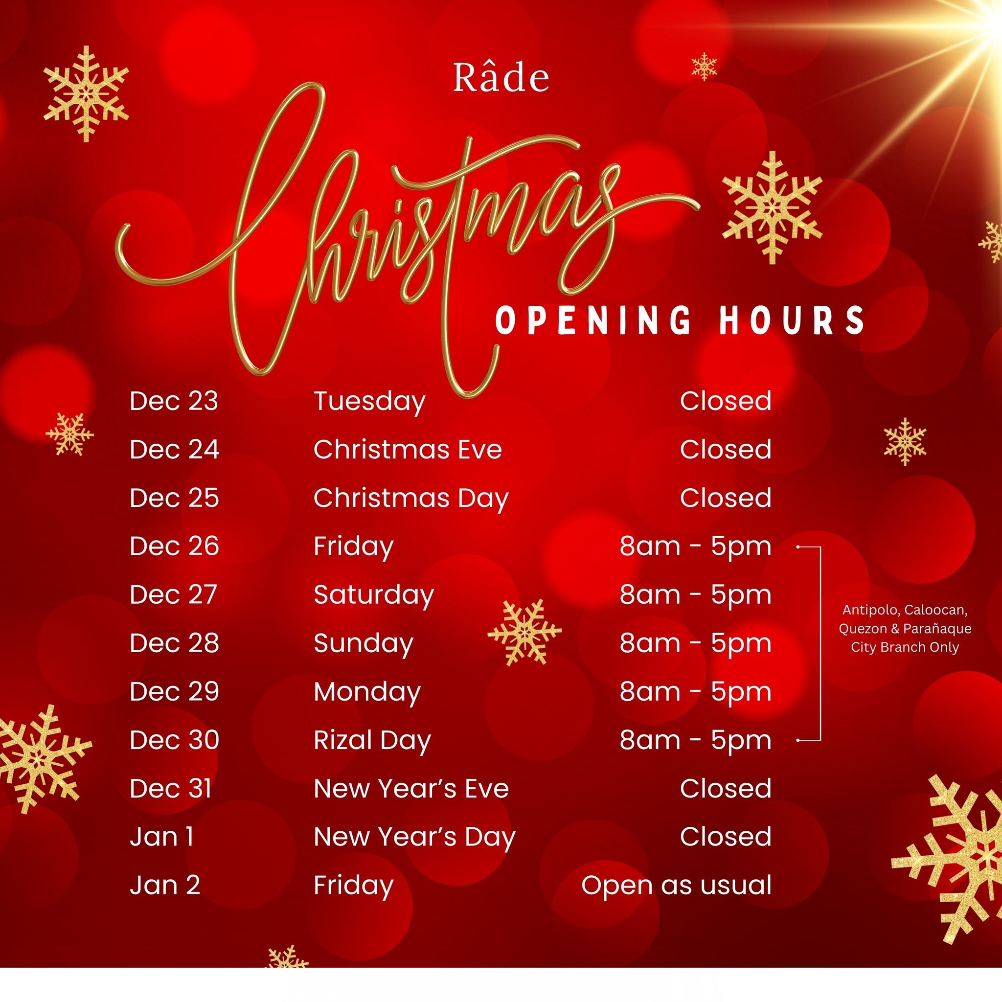 Rade Store Philippines added a... - Rade Store Philippines