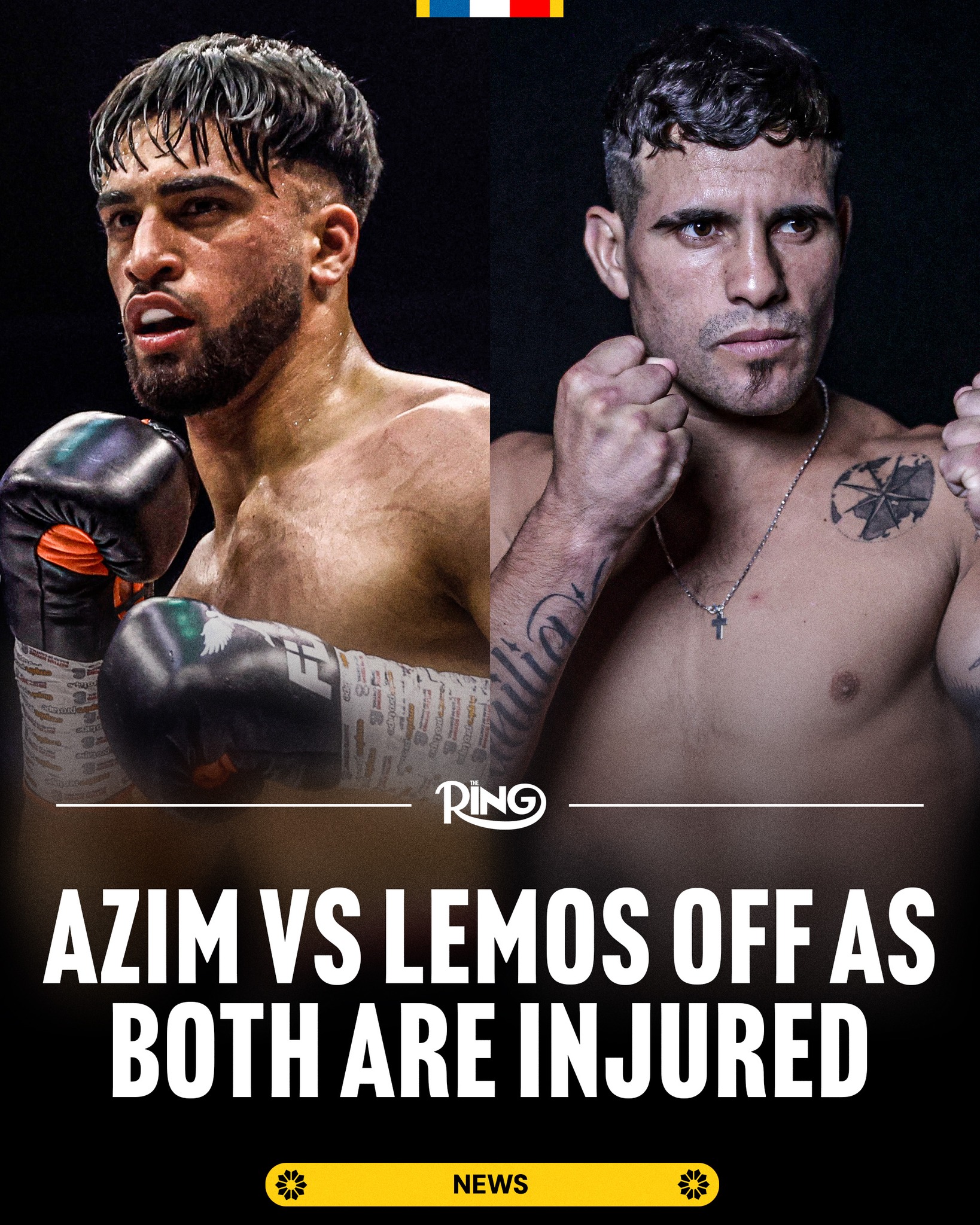 Ring Magazine - ‼️ Adam Azim vs Gustavo Lemos is off due... | Facebook