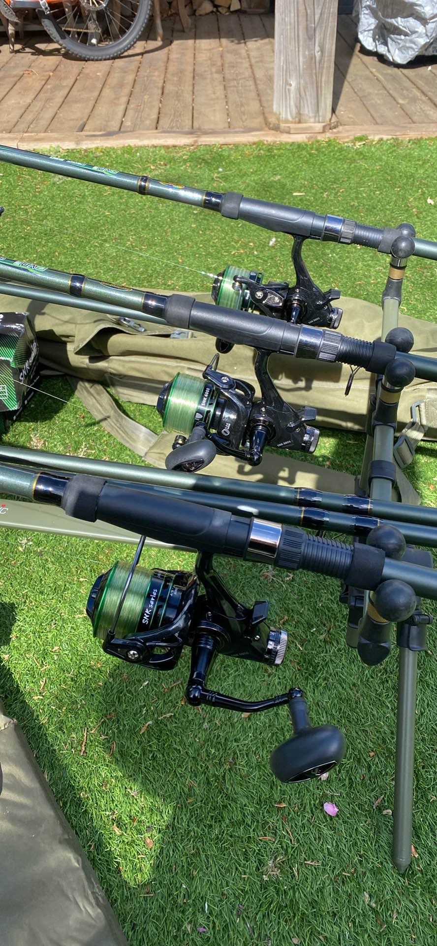 Fishing 3 rod carp set up bundle - Fishing - Bexley, Bexley, United ...