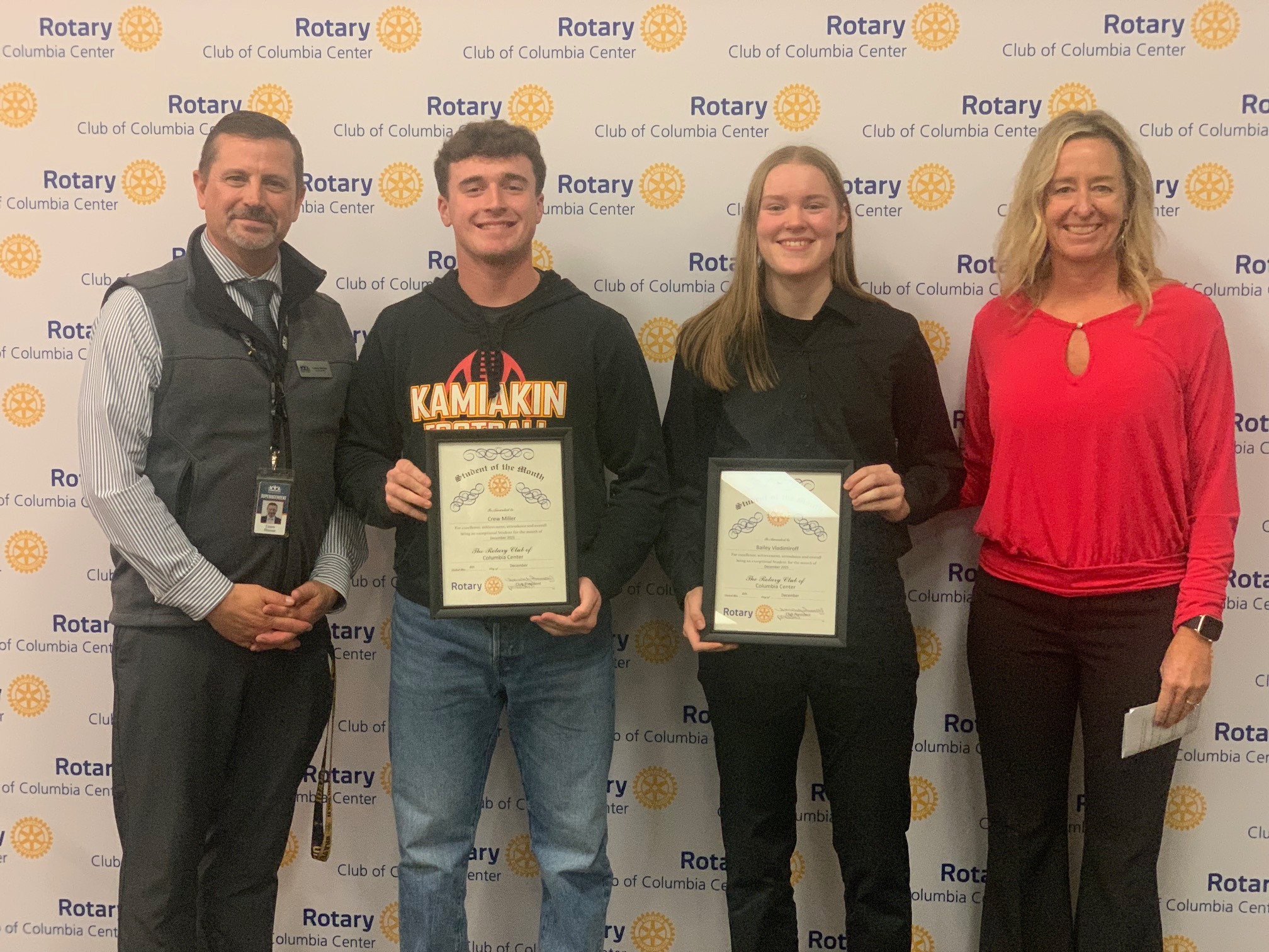 Meet our newest students of the... - Columbia Center Rotary | Facebook