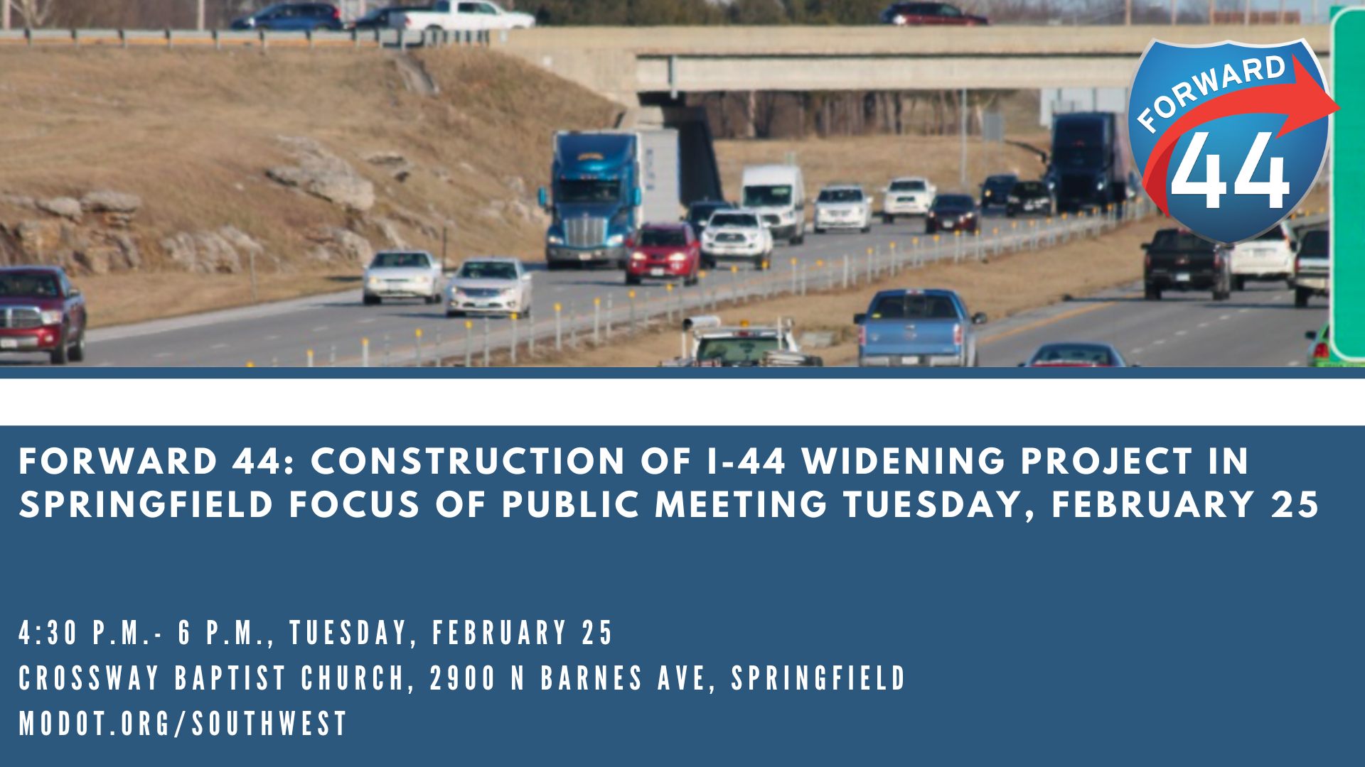 Forward 44: Construction of I-44 Widening Project in Springfield Focus ...