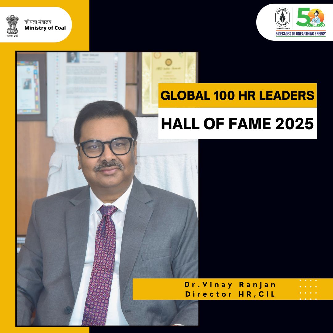 Coal - We are proud to announce that our Director (HR), Dr. Vinay ...