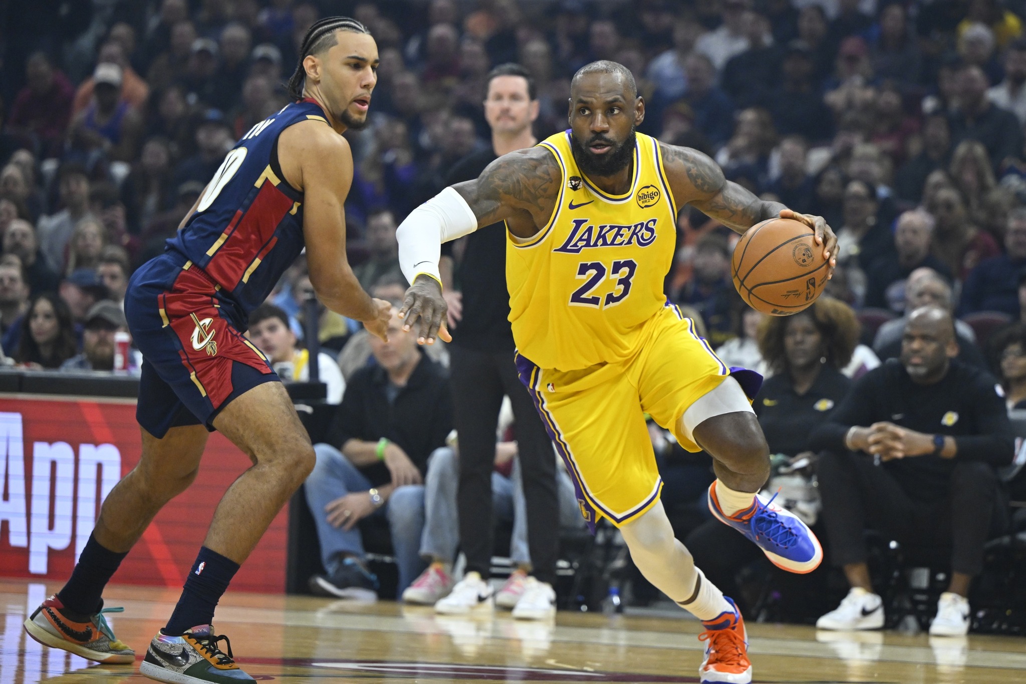Jaylon Tyson just now on going up against LeBron James: 