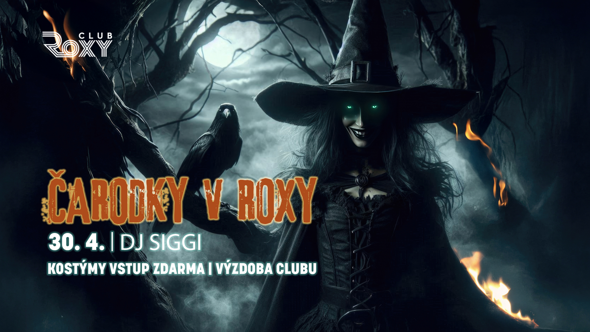 Čarodky v ROXY 🧙 // Kostýmy VSTUP ZDARMA // DJ SIGGI // Roxy Club Třebíč