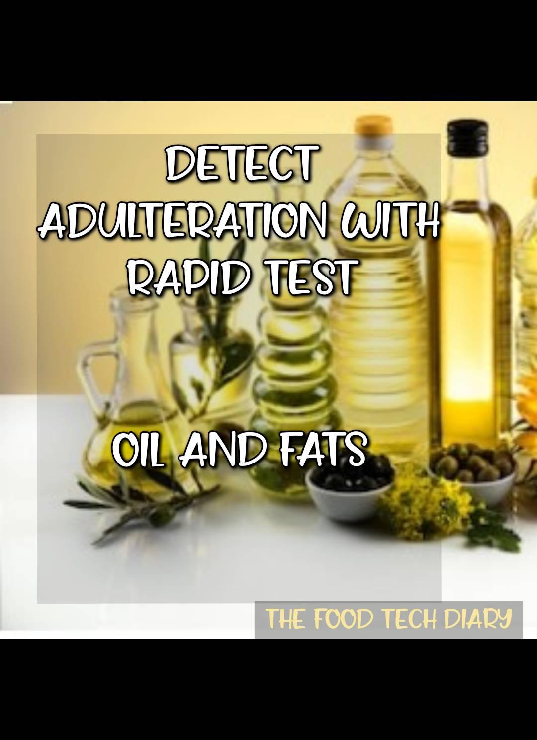 Some edible oils and fats such as... - THE FOOD TECH DIARY | Facebook