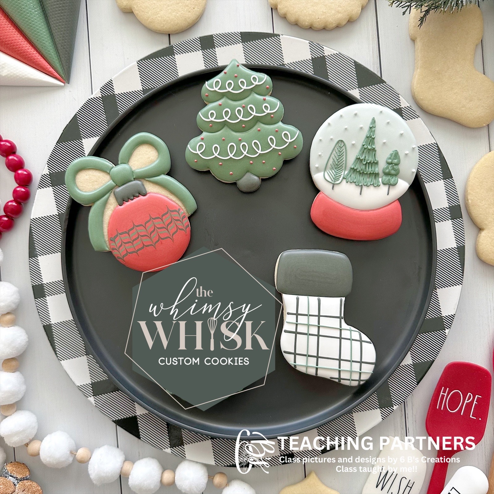 Christmas Cookie Design with The Whimsy Whisk