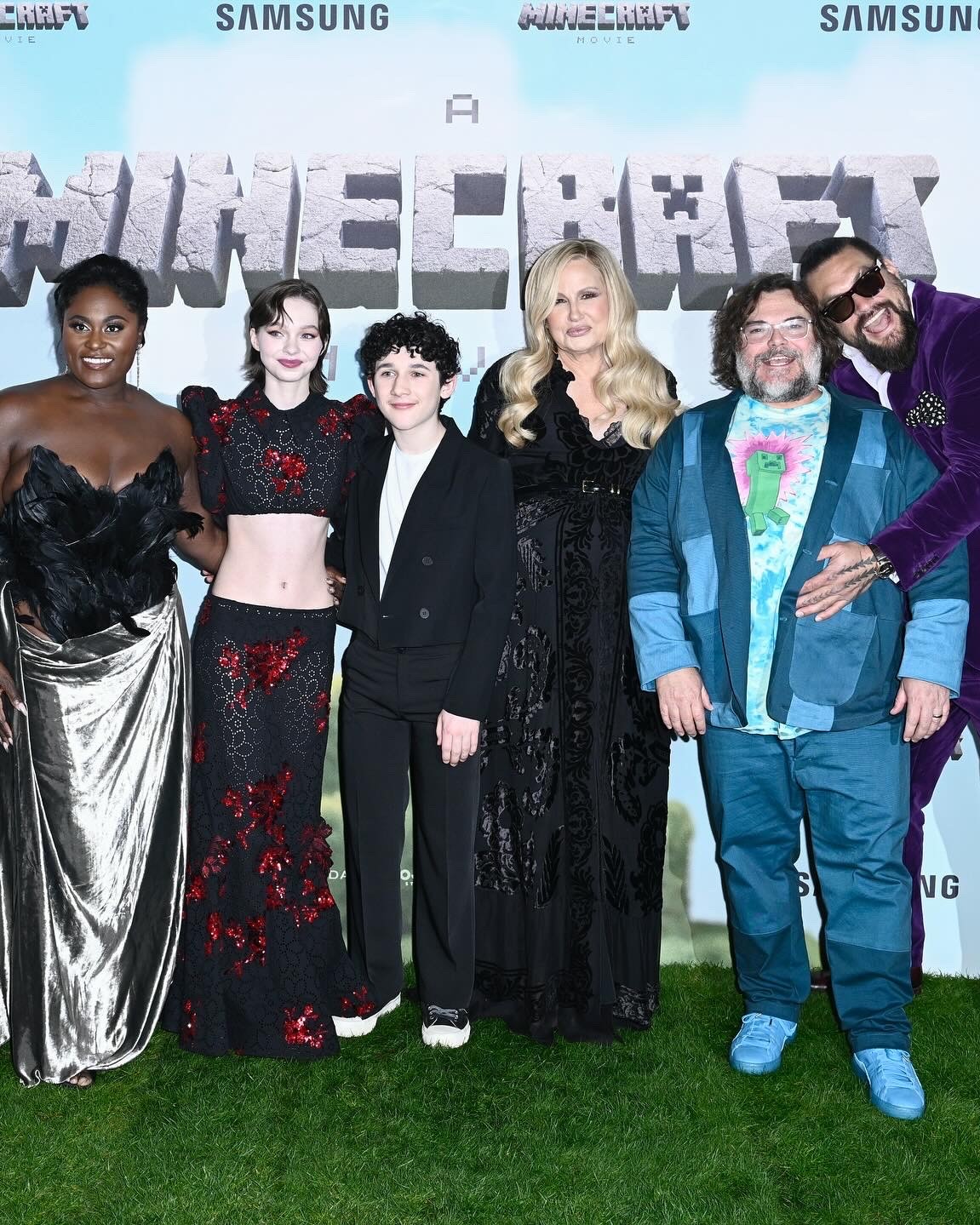 Warner - Throwback to when the cast of A MINECRAFT MOVIE reunited in ...