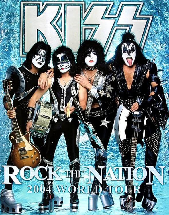 KISS' 2004 Rock the Nation World Tour setlist