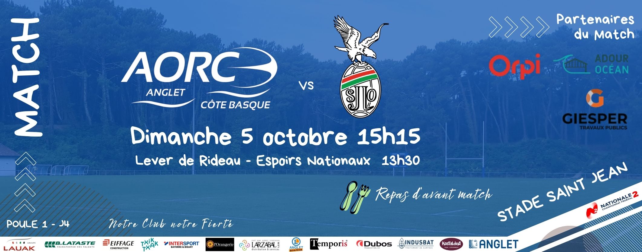 Anglet Olympique Rugby Club - AORC - Une revanche à aller chercher aux ...