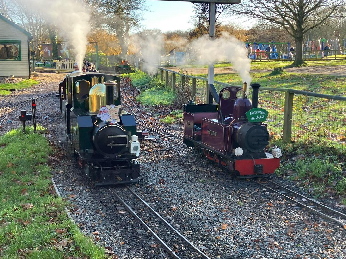 Swanley New Barn Railway - Today we have our hardest working steam ...