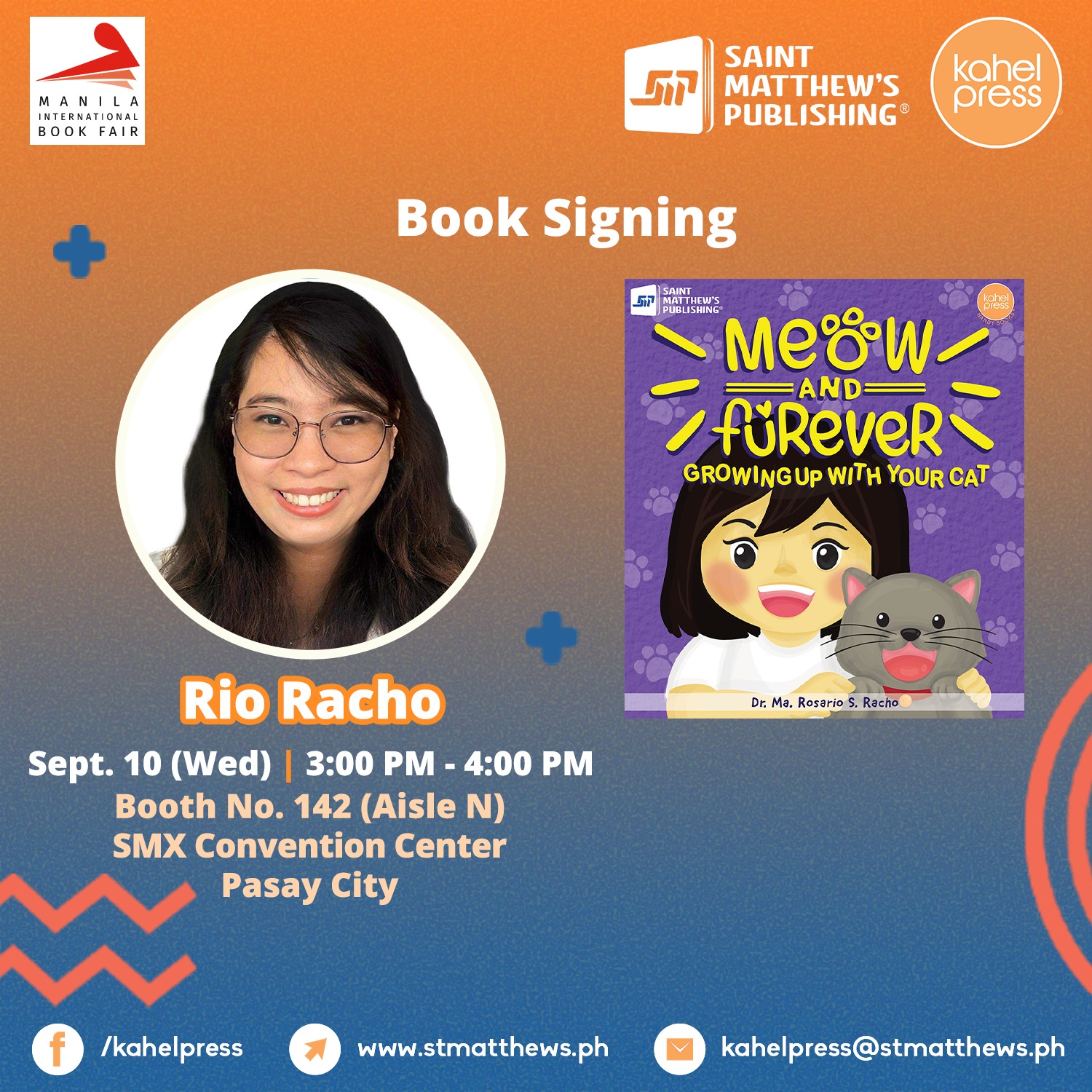 Kahel - Meet Doc Rio Racho at the #MIBF2025! Get your copies of her ...