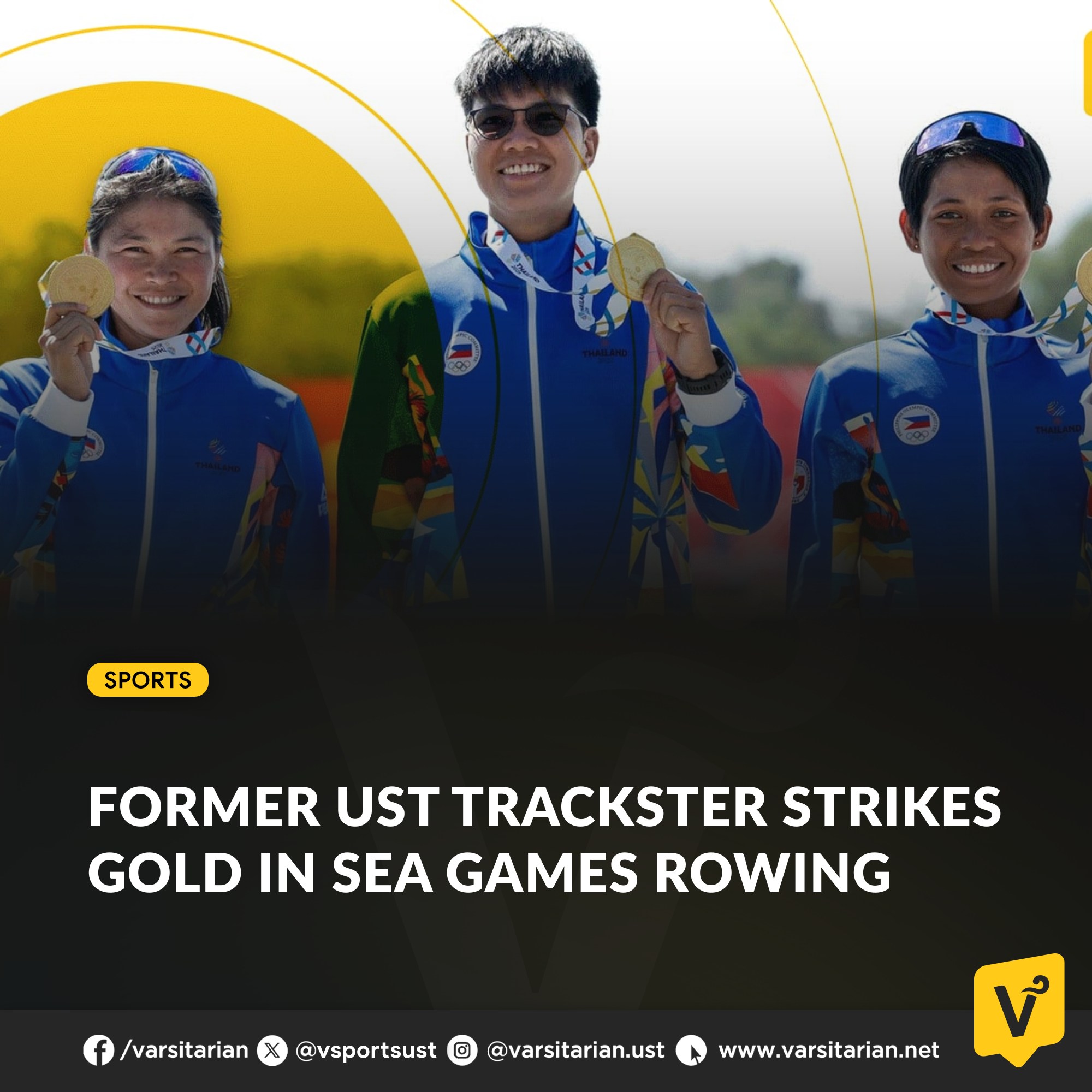 The Varsitarian - Ex-UST trackster Feiza Lenton notched the gold medal ...