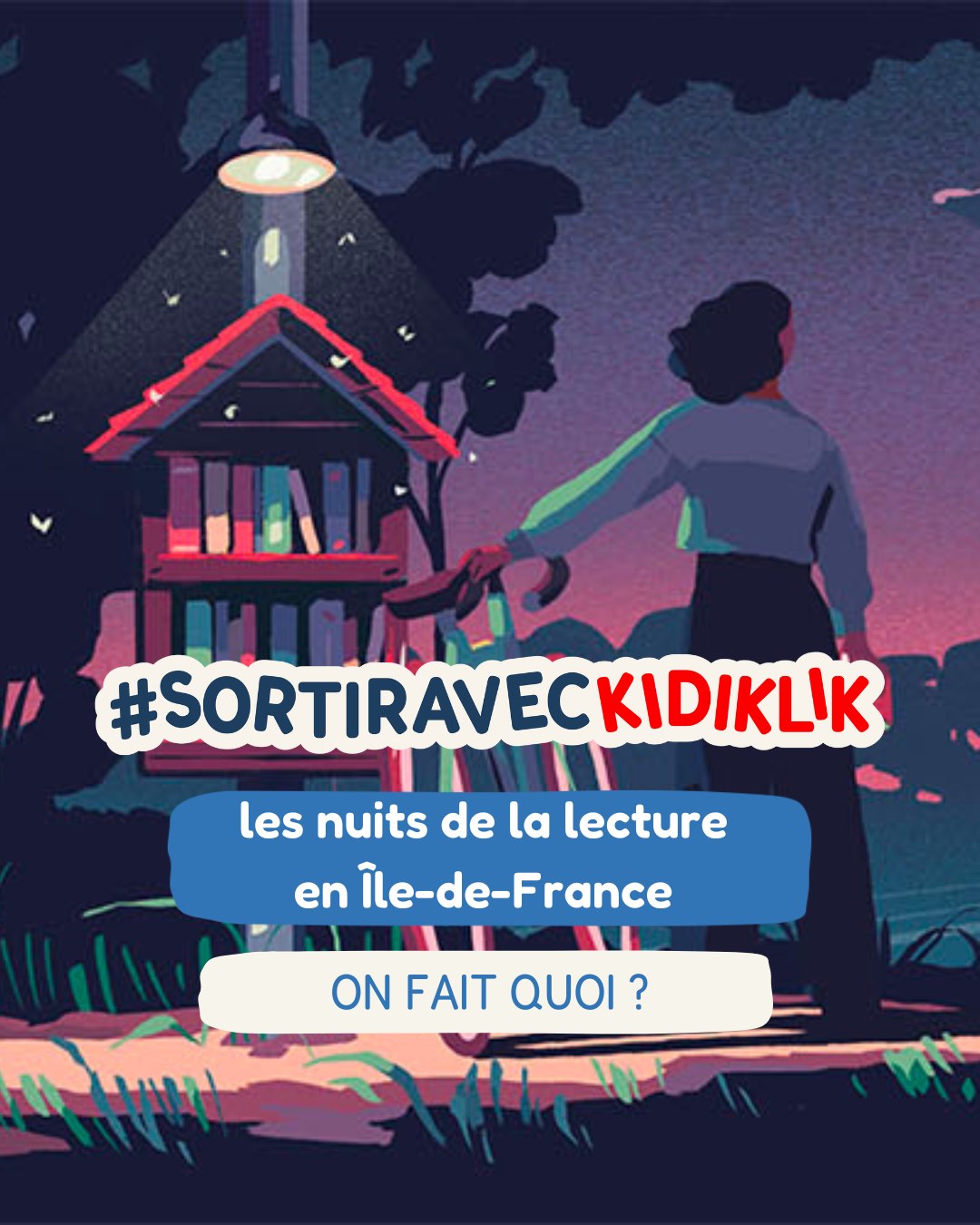📖 🌝Les Nuits de la lecture reviennent en Île-de-France ! 🤩🌙 📌📆 Du 21 au ...