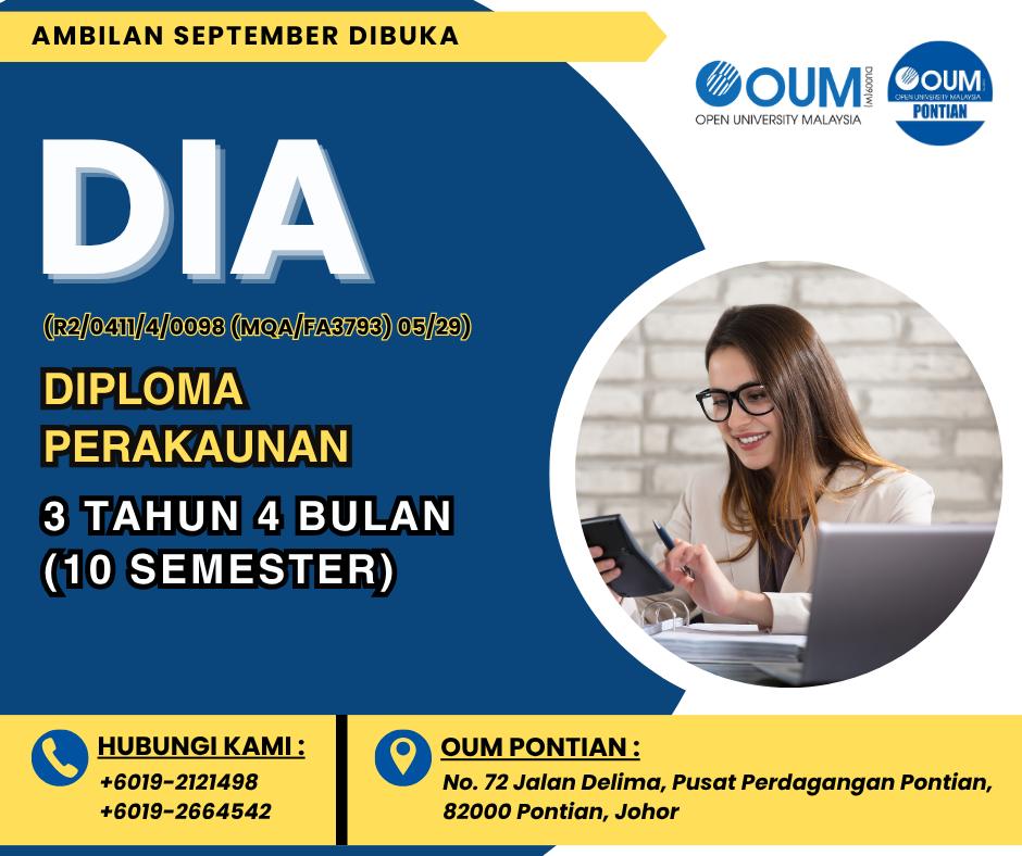 OUM Pontian - 🏢 Program Diploma (Fakulti Perniagaan &... | Facebook