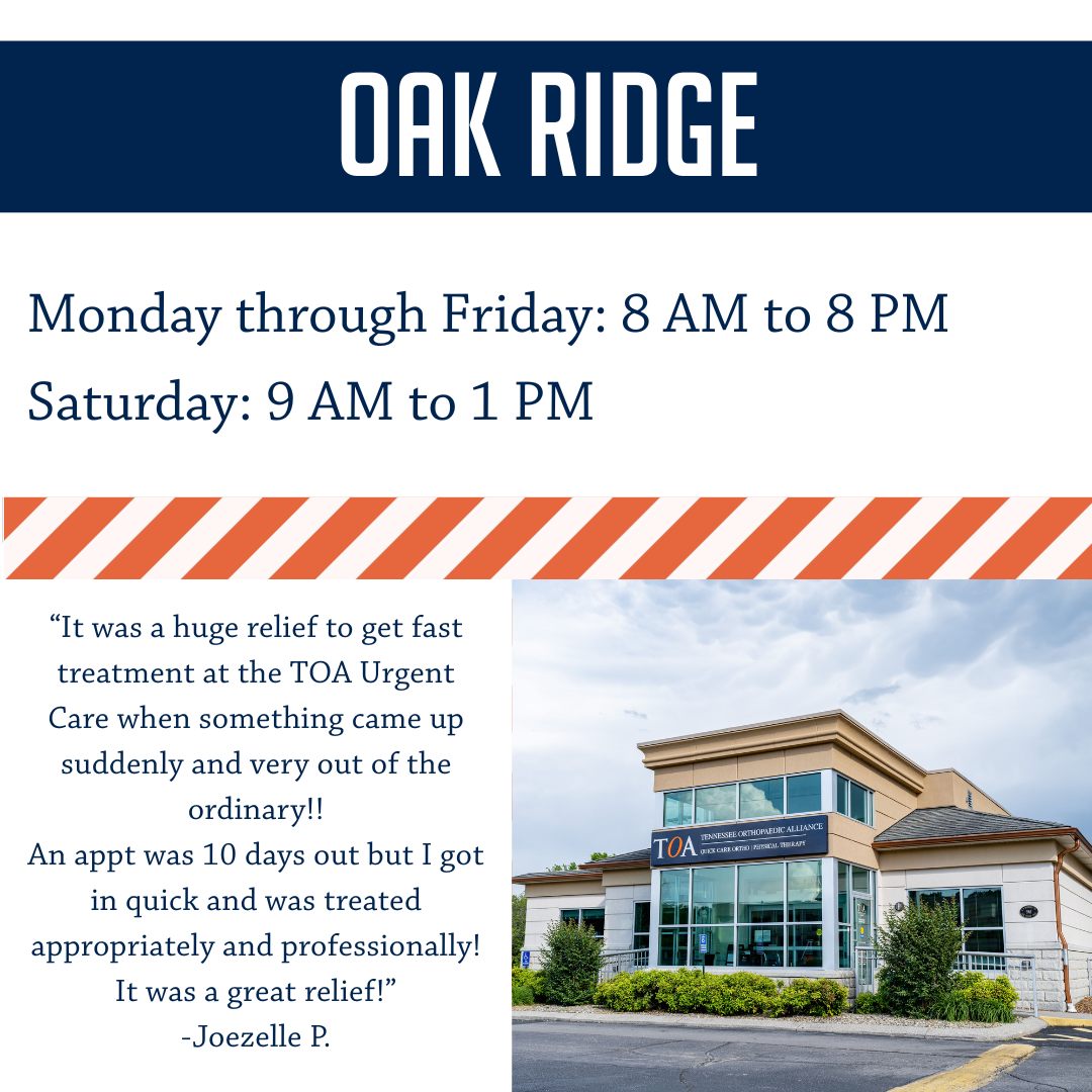 Tennessee Orthopaedic Alliance East Tennessee