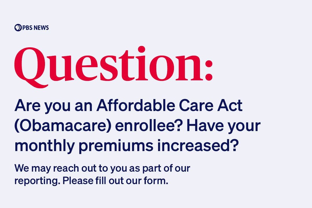PBS - Are you an Affordable Care Act (Obamacare) enrollee? Have your ...