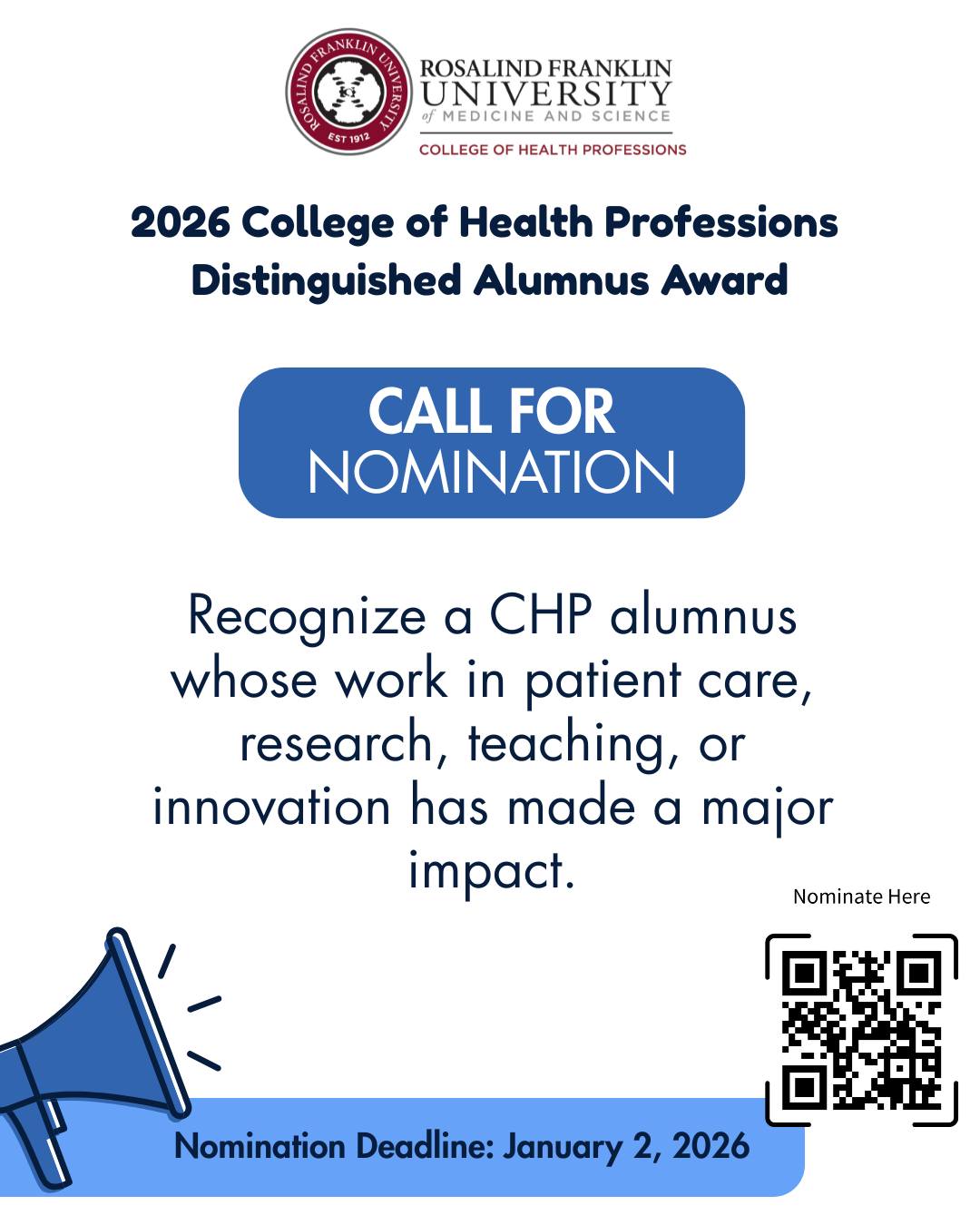 College - We are pleased to announce that nominations are now being ...