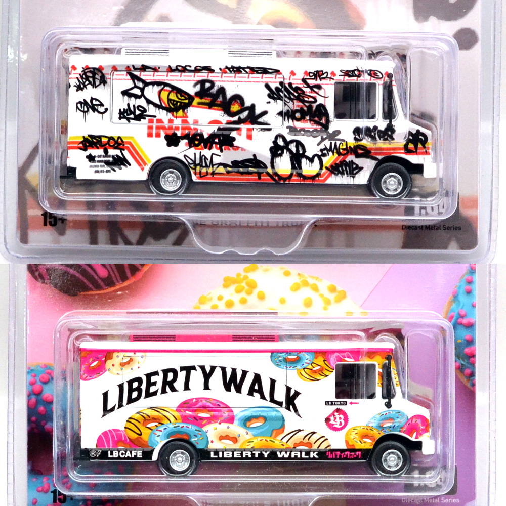 MiJo TOYS EXCLUSIVE AMERICAN DIORAMA LIBERTY WALK LB CAFE TRUCK
