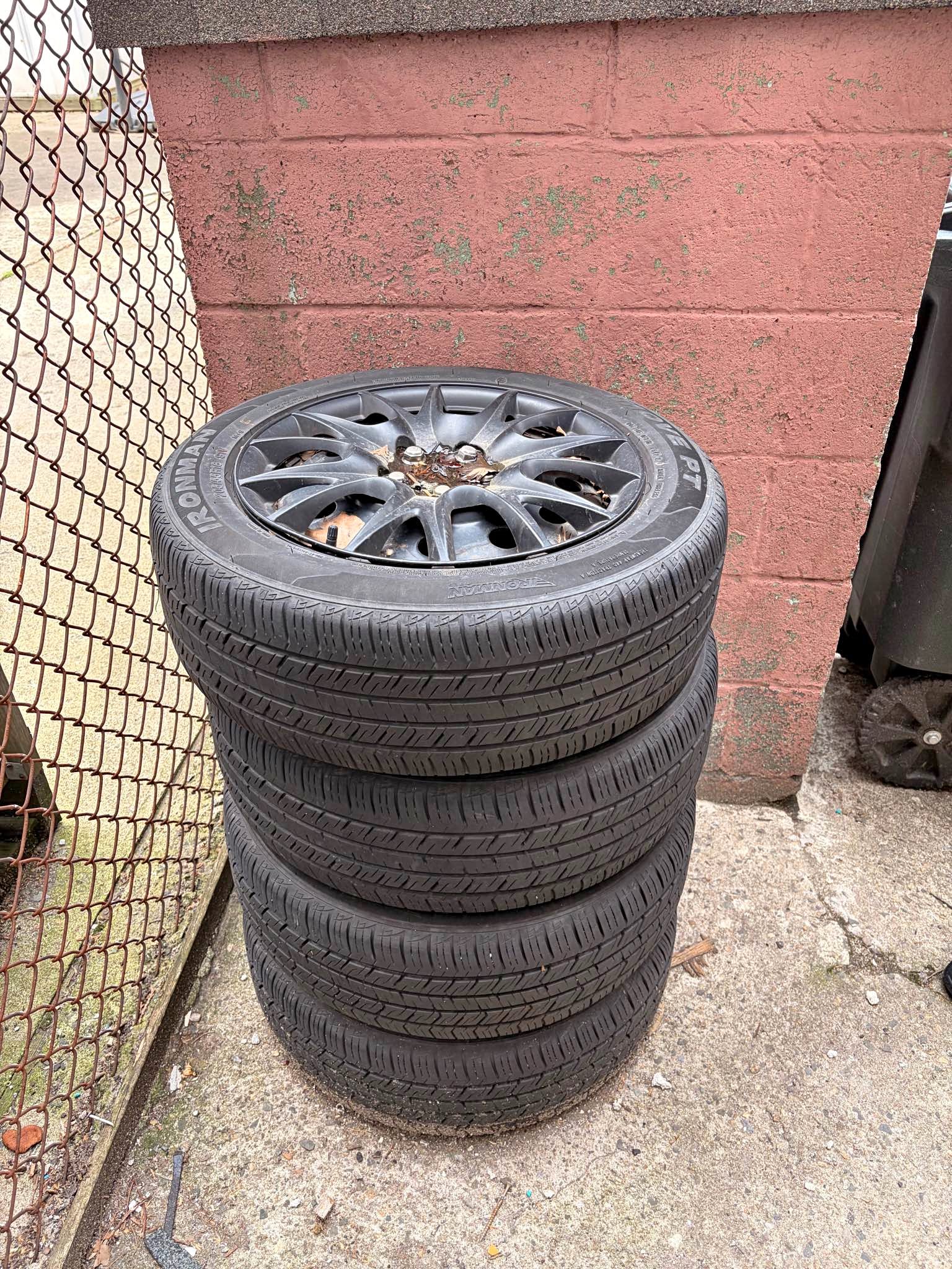 4 IRONMAN 205/55R16 Tires with Rims - Car Wheels, Tires & Parts ...
