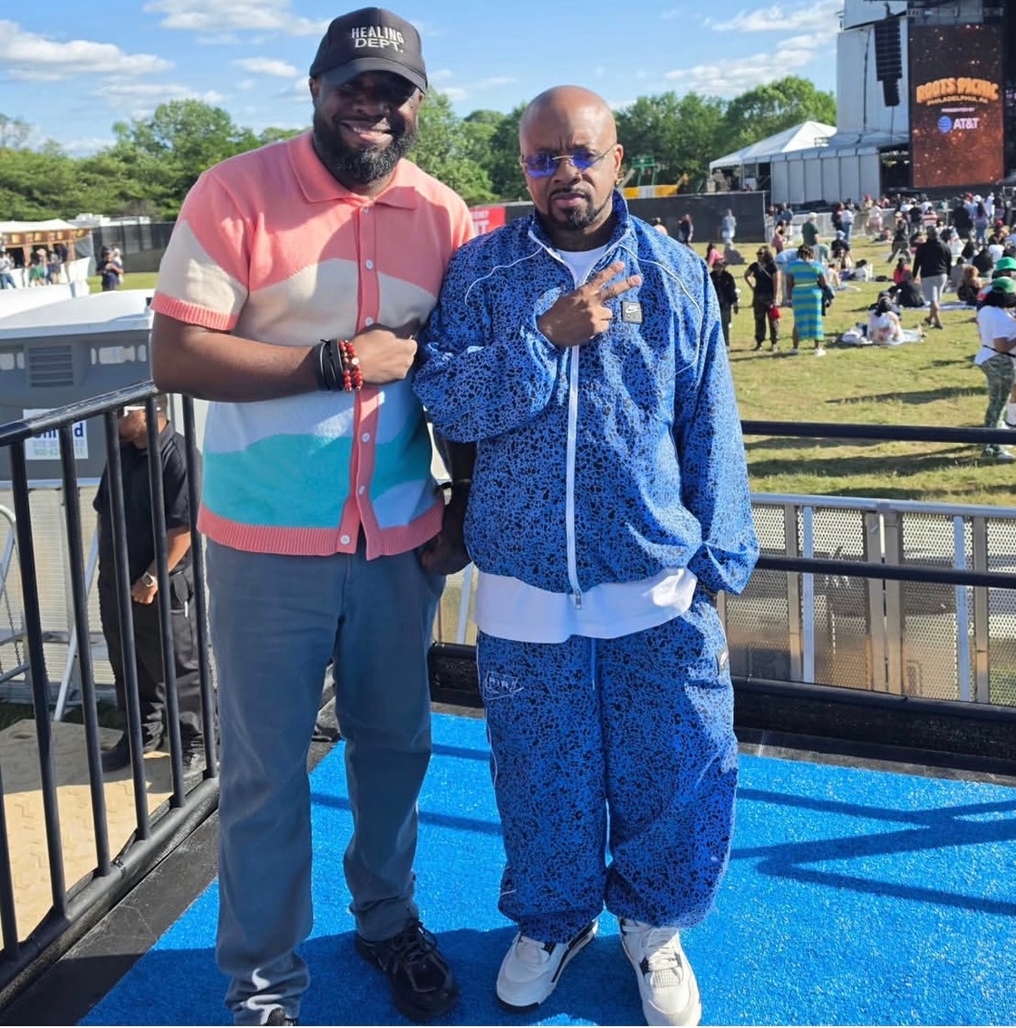 Chad Scott and Jermaine Dupri at The Roots picnic 2026.💯 #fyp