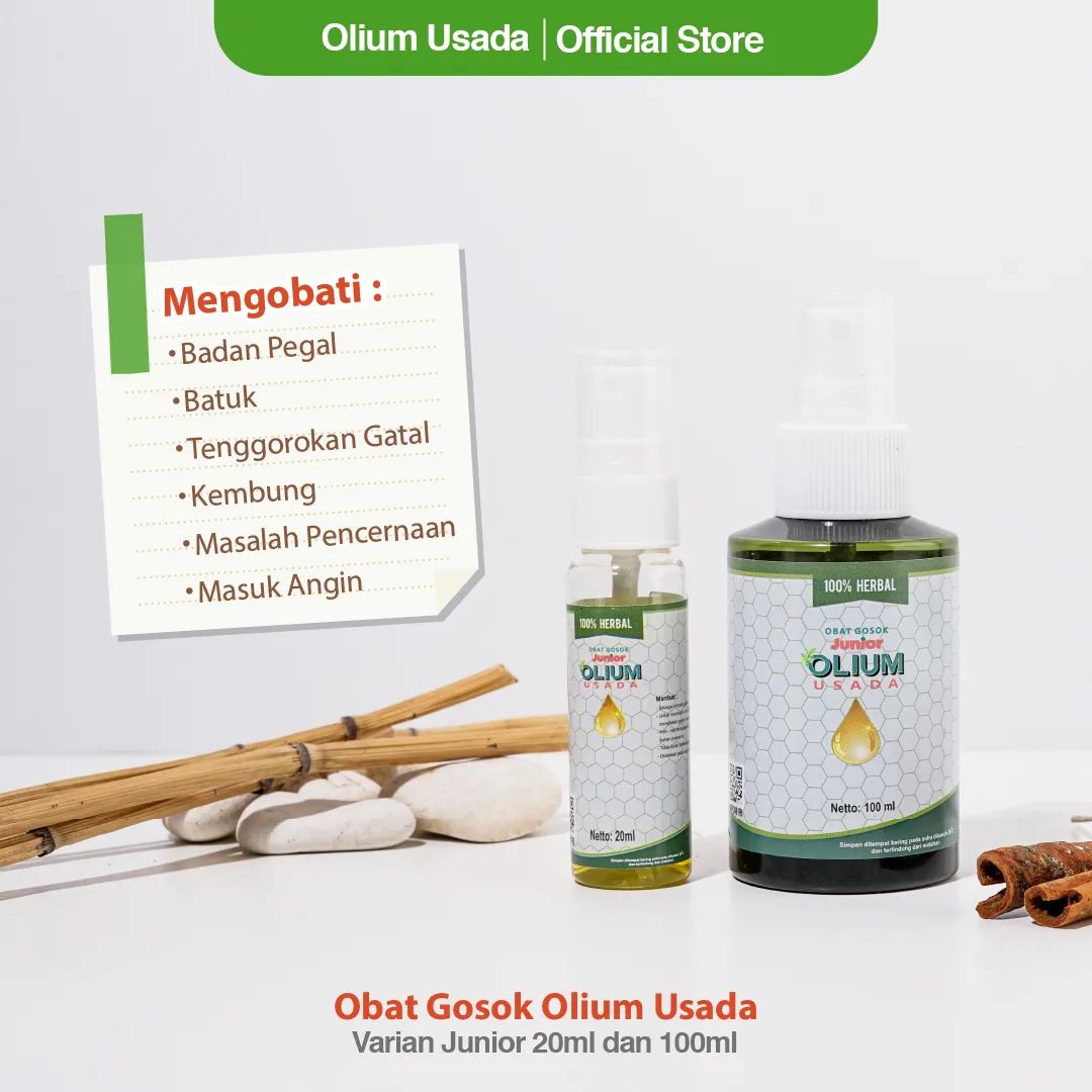Olium Usada - Minyak Gosok Olium Usada juga tersedia dalam... | Facebook