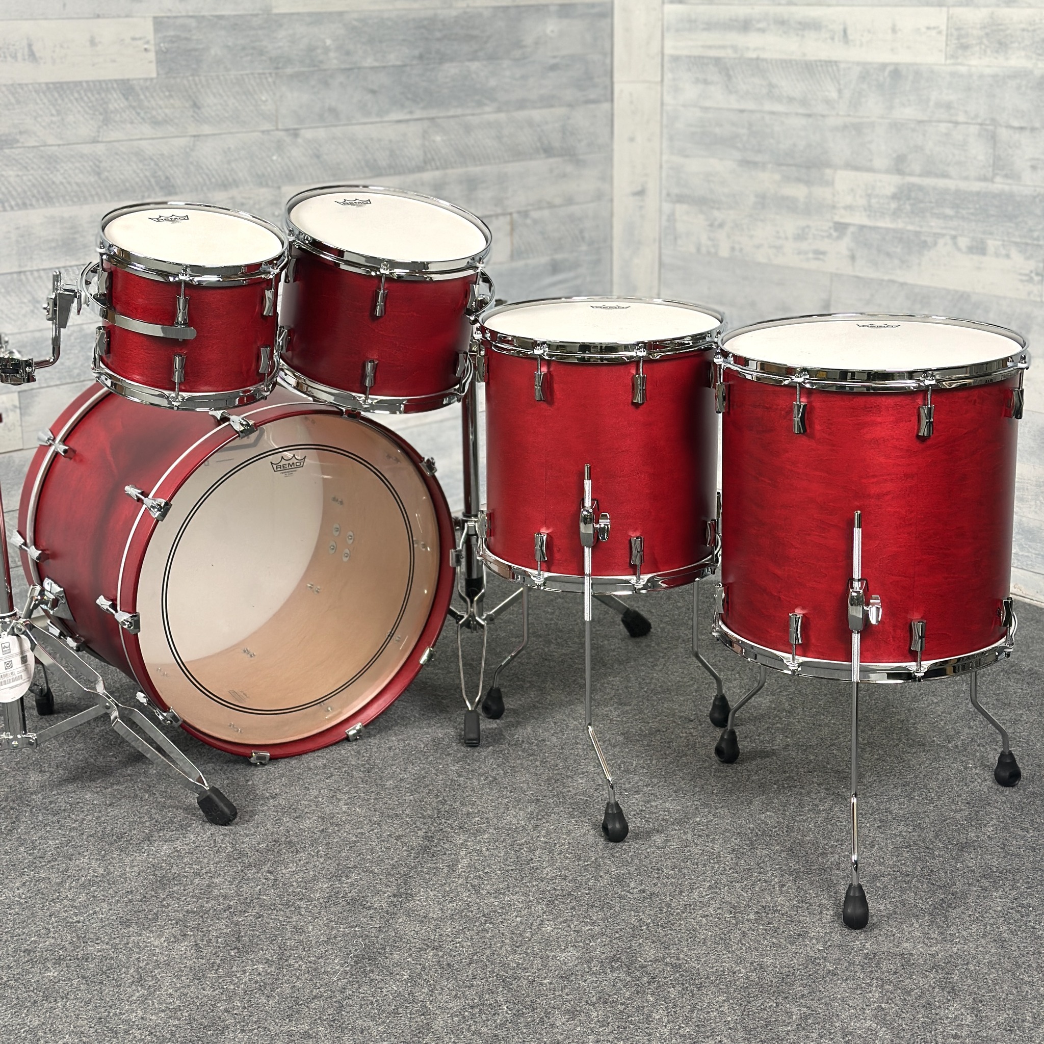 noble　CDセット Noble & Cooley CD maple 5-piece drum set in cherry stain
