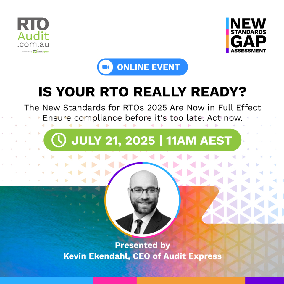 Audit - 📢RTOs: Is your RTO really ready? 📆 Date & Time: July 21, 2025 ...