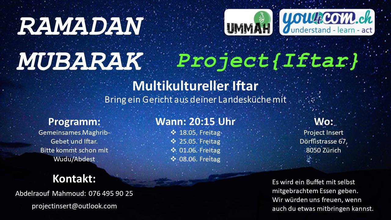 Ramadan Mubarak Auch Dieses Jahr Ummah Muslimische Jugend