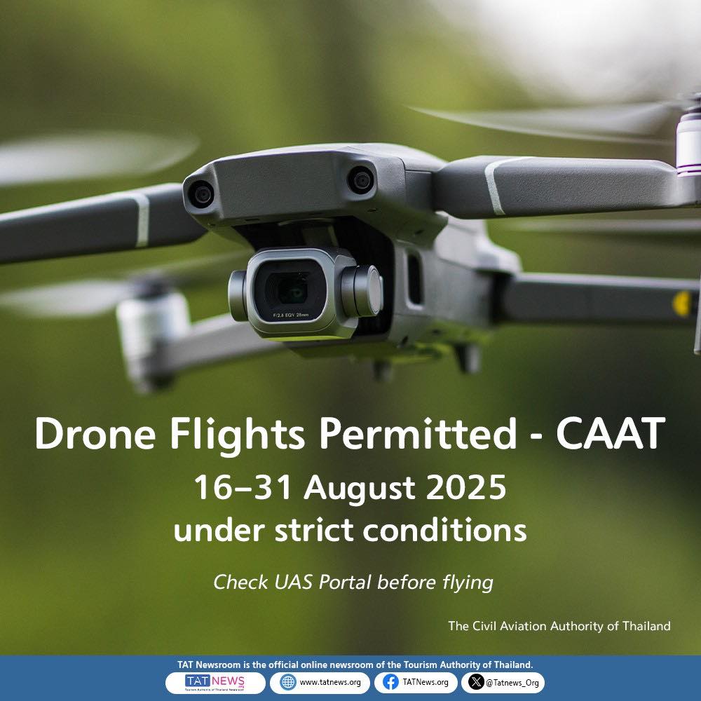 TATNews.org - 🚁📢 Drone Update for Tourists in Thailand... | Facebook
