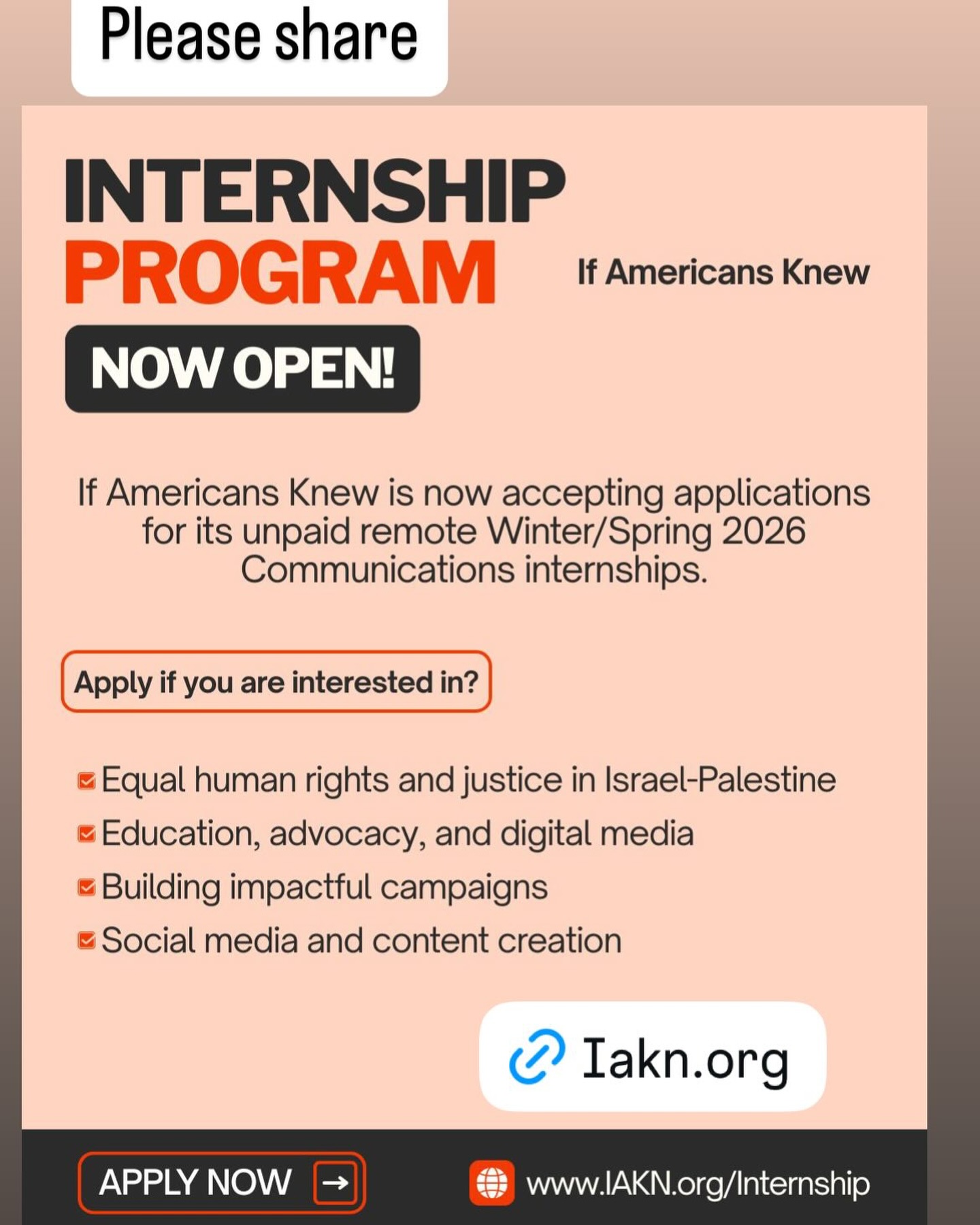 If - If Americans Knew has an open call for a Communications Intern ...