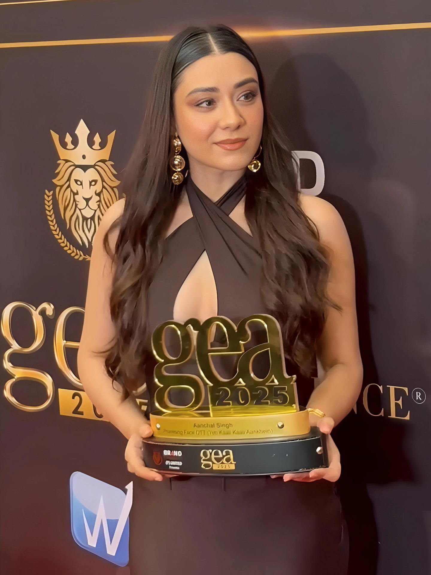 Anchal - Honoured to receive the Promising Face OTT 2025 award for Yeh ...