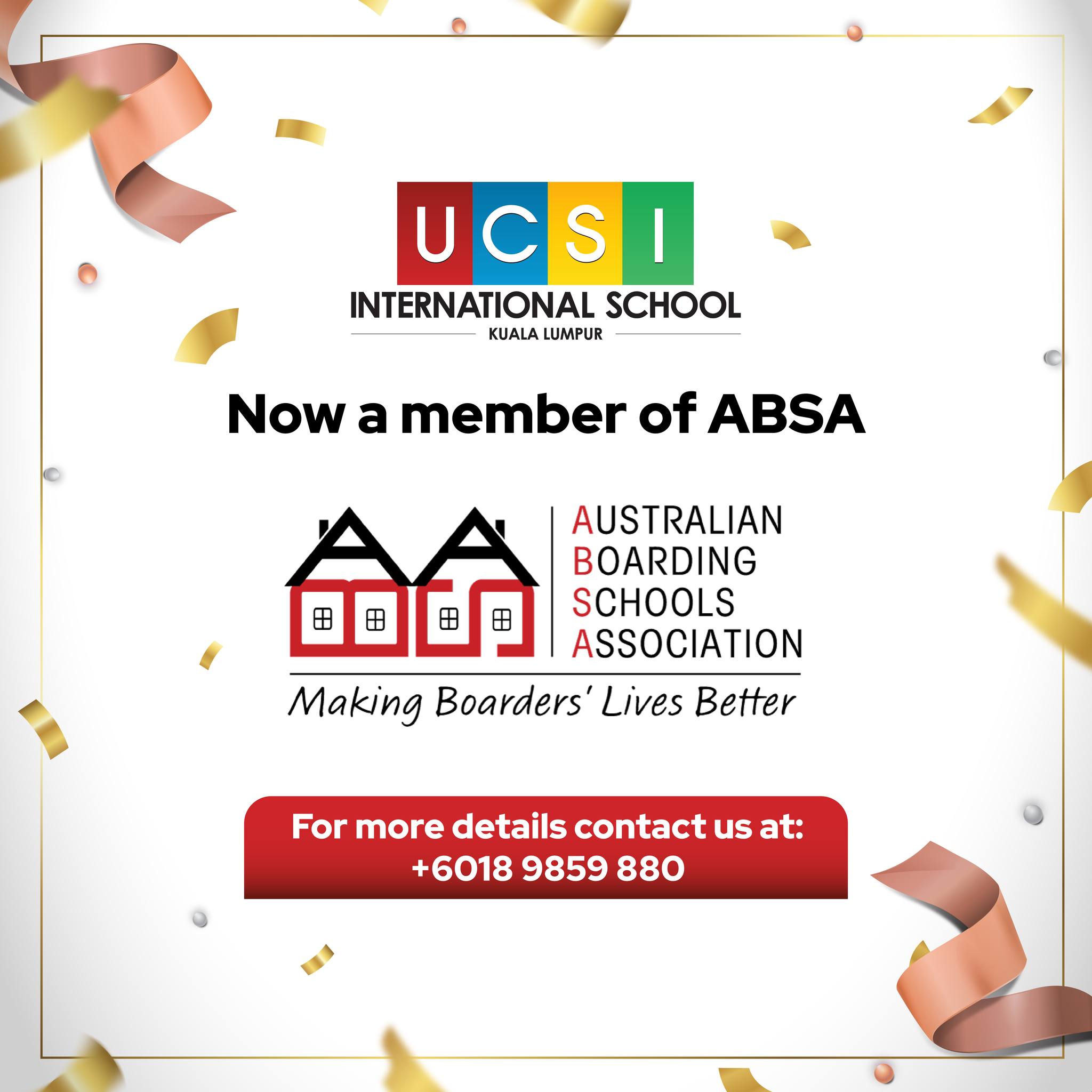 UCSI - 💥 Proud Member of ABSA 💥 As of 2025, we are proud to be a member ...