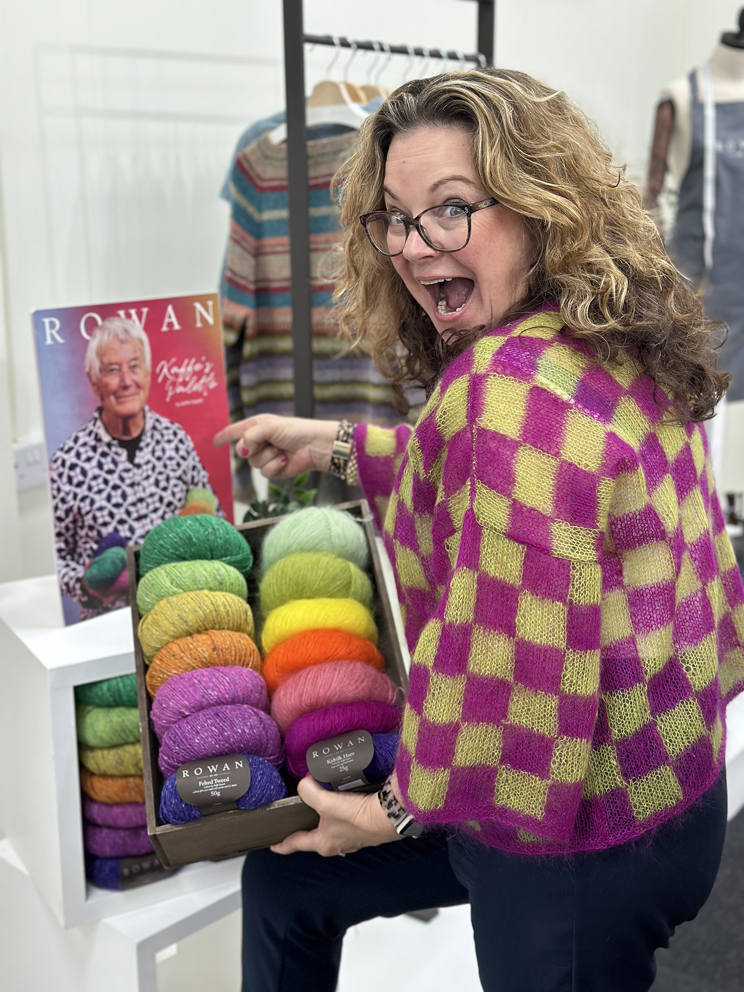 Black - We have an amazing Kaffe Fassett Rowan Yarns bundle to give ...