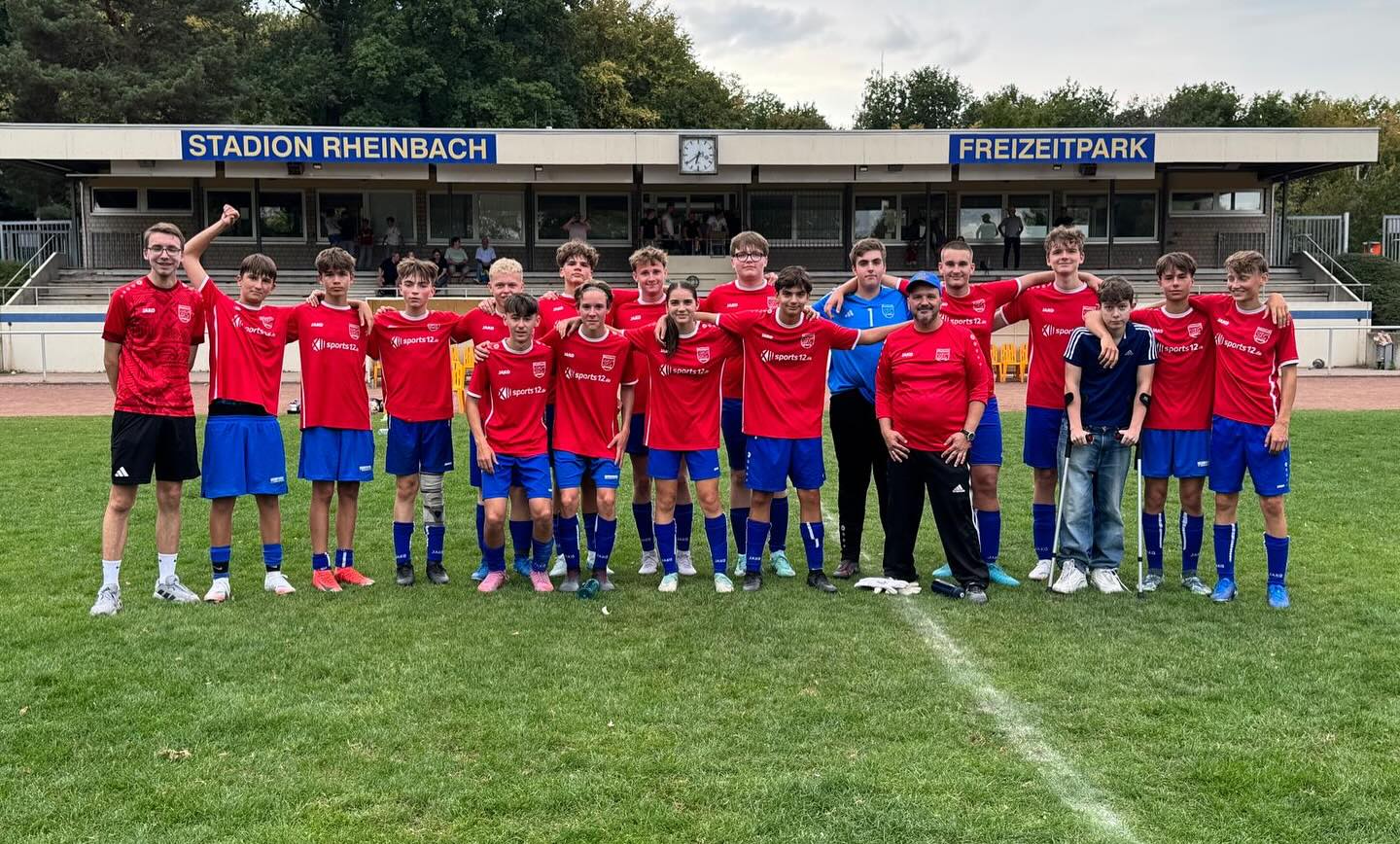 SC - Das Mannschaftsfoto unserer U17 - 2 Junioren zur Saison 2025 / ...