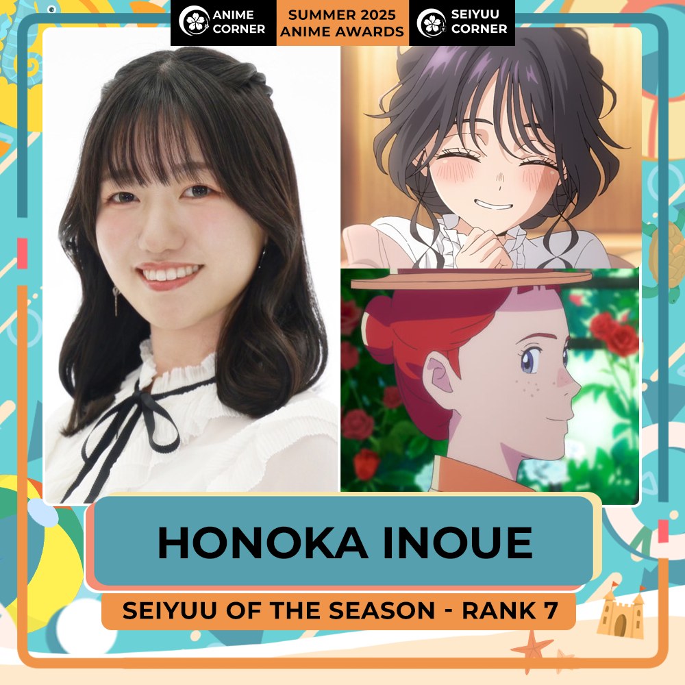 Seiyuu - 🏆Summer 2025 Anime Awards 🎙️ Best Female Seiyuu – Rank 7 ☀️ ...