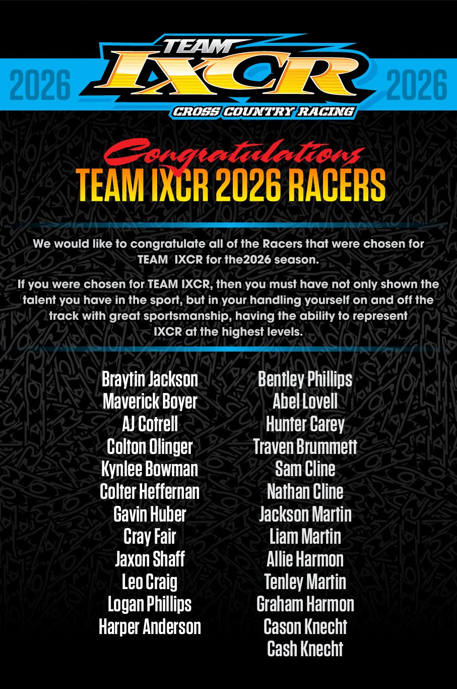 IXCR - Cross Country Racing