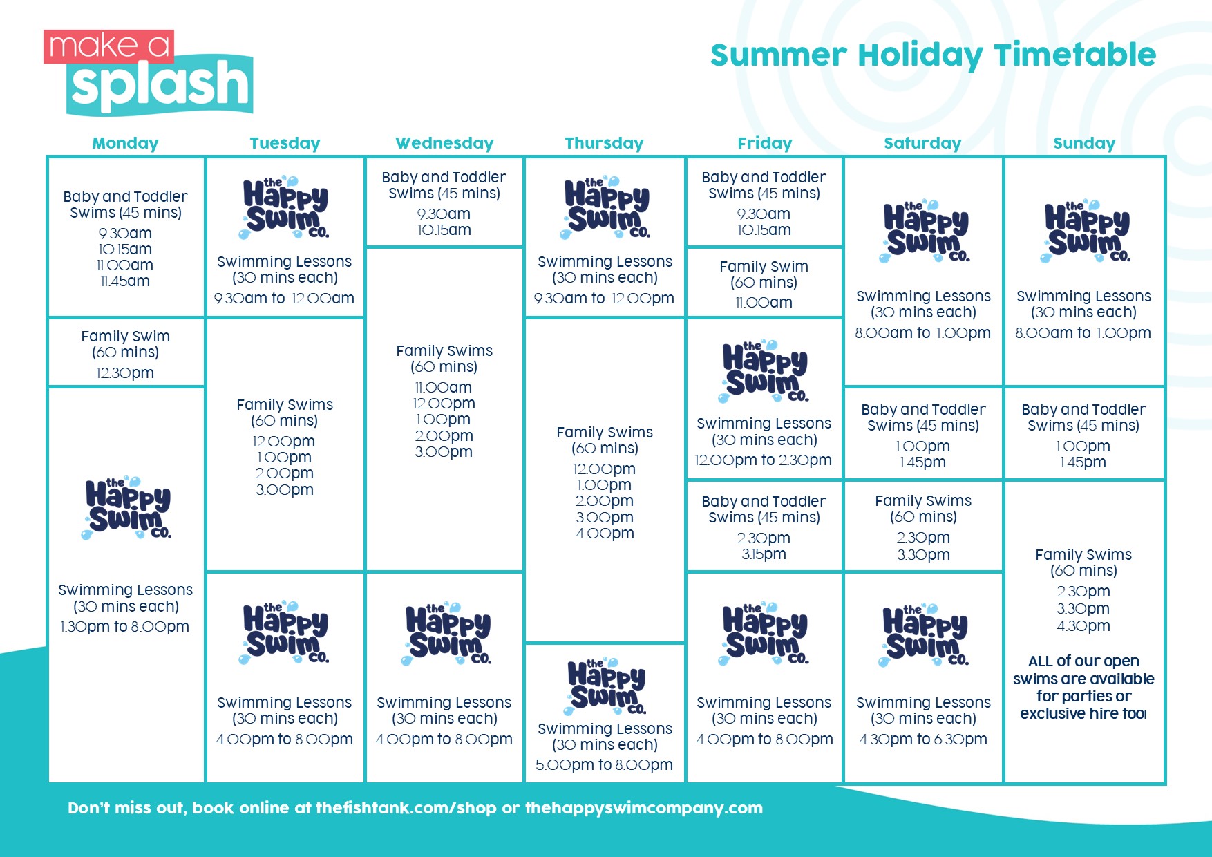 The Fish - 💦 Come and make a Splash at The Fish Tank this Summer! 💦 Our ...