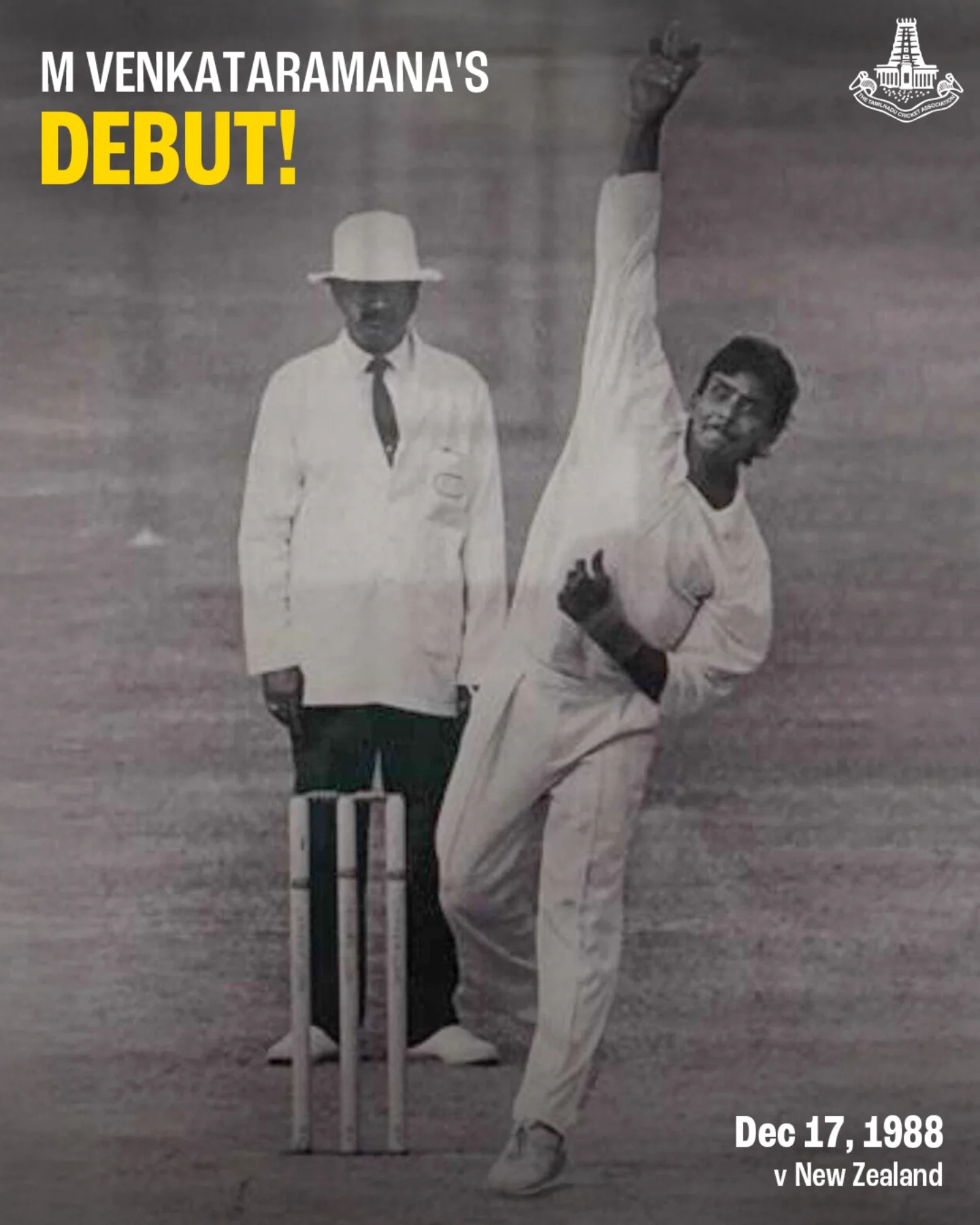 #OnThisDay M.... - Tamil Nadu Cricket Association | Facebook