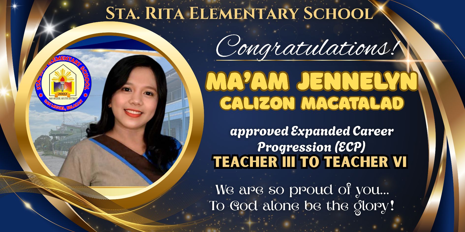 🎊🅒🅞🅝🅖🅡🅐🅣🅤🅛... - DepEd Sta. Rita Elementary School - San Miguel | Facebook