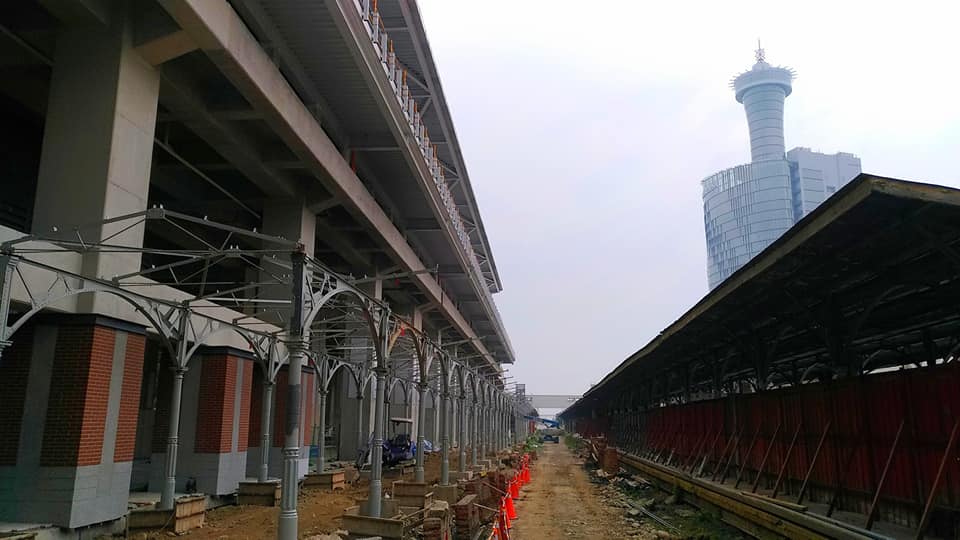 台中城 Taichung - 舊站第二月台目前復舊施工情形📌 . #台中車站 #第二月台 #20號倉庫...