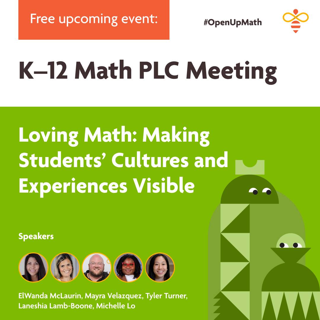 Open - 🧡 What happens when students see themselves in the math they're ...