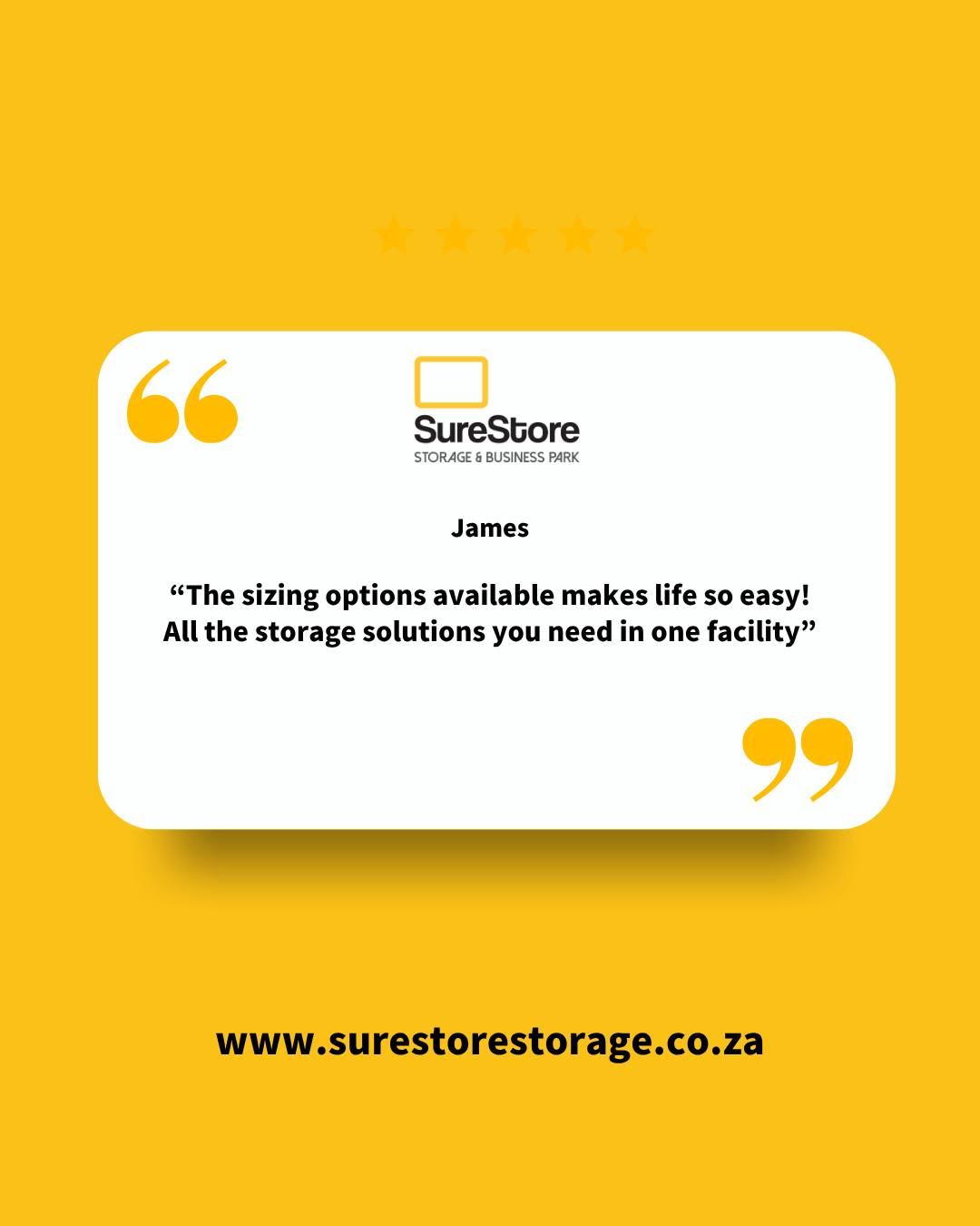 SureStore Storage | Cape Town