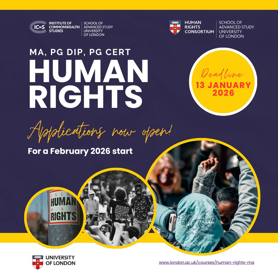 Institute - Applications are now open for the MA Human Rights at the ...