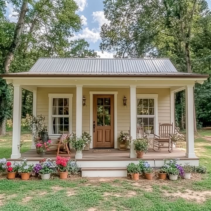 Tiny - Step inside this charming rustic bungalow where the interior is ...