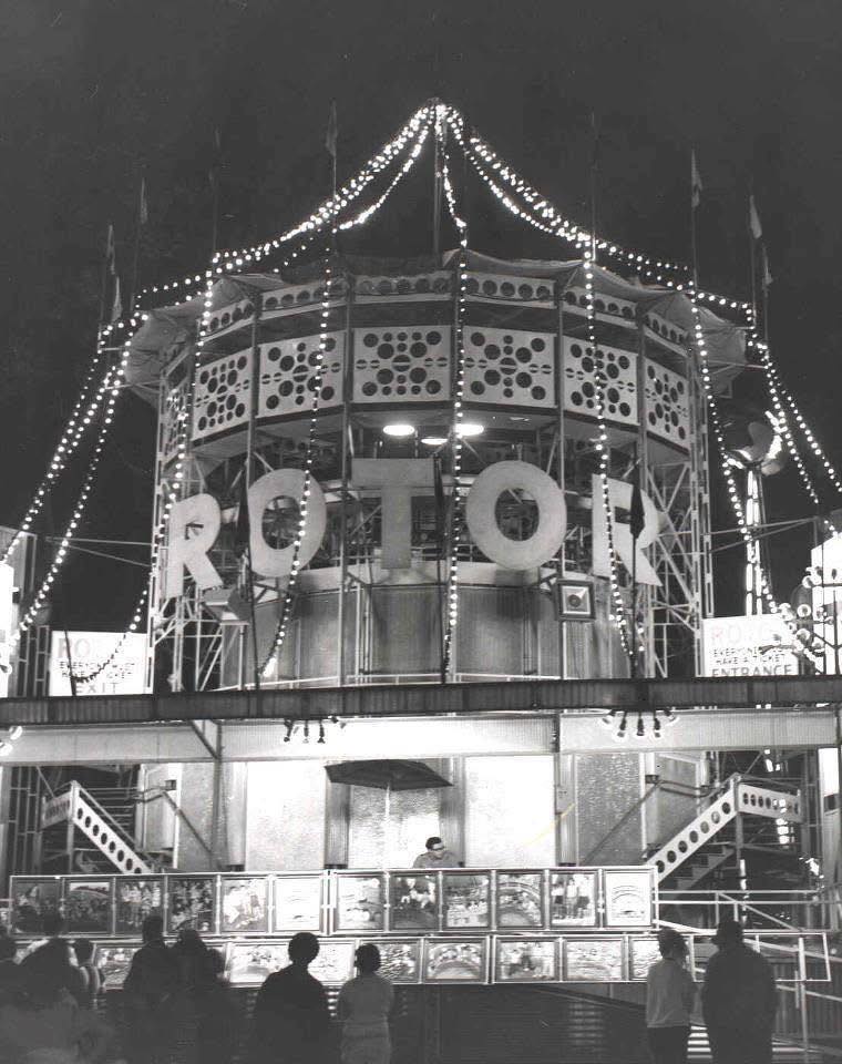 Jackson-Township - The Rotor ride at Kennywood Park near Pittsburgh ...