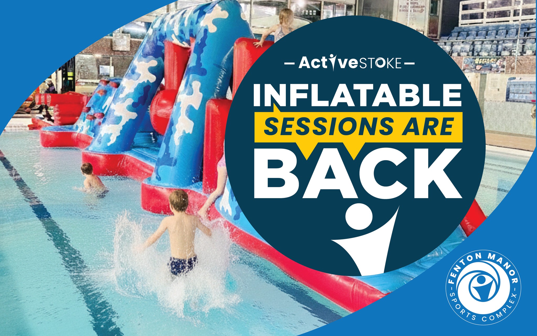 Fenton - 🏊 Ready to take on the inflatable obstacle course? 🤩 Sessions ...