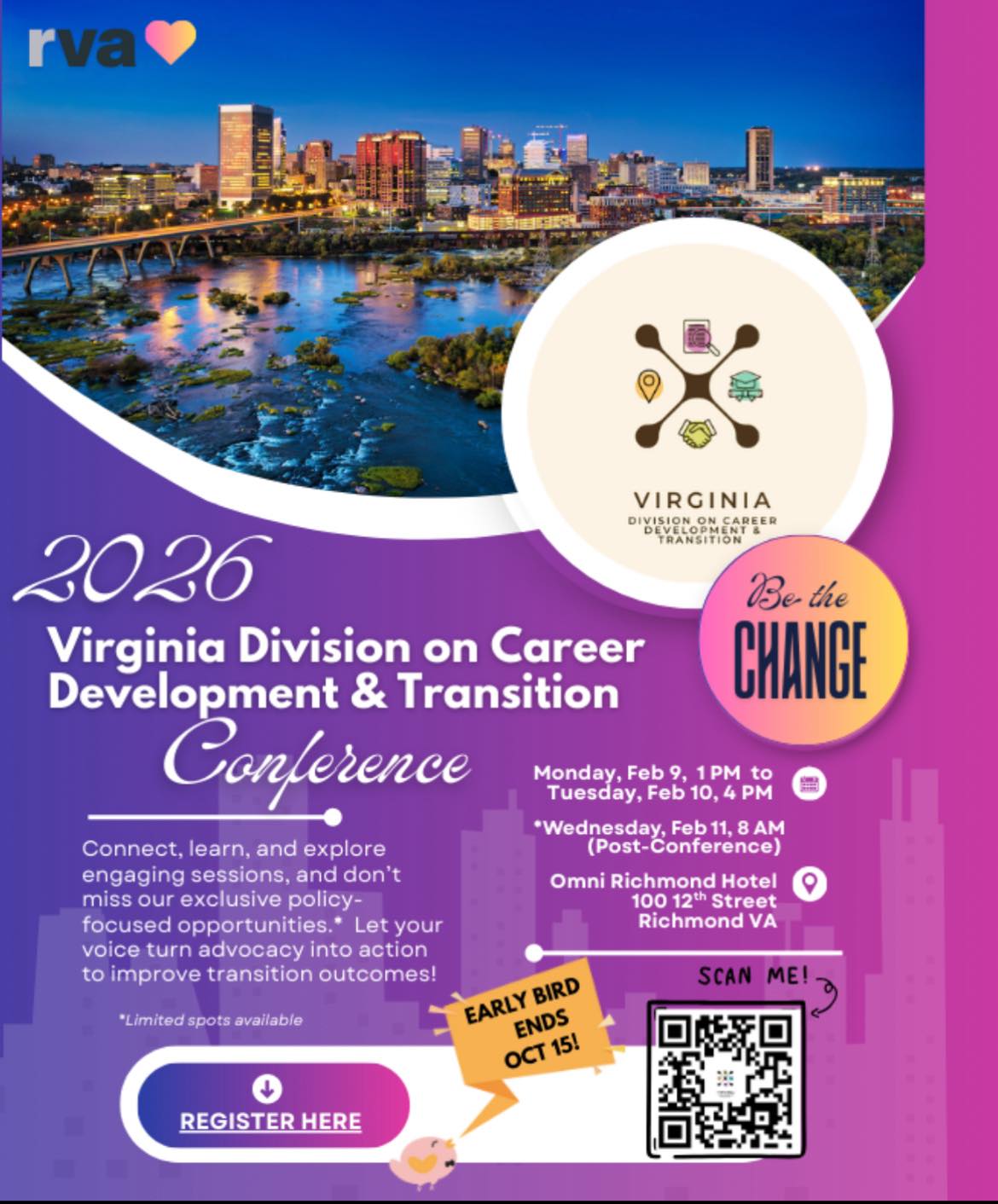 Be The Change! Join us in Richmond, Virginia, for the 2026 #VADCDT ...