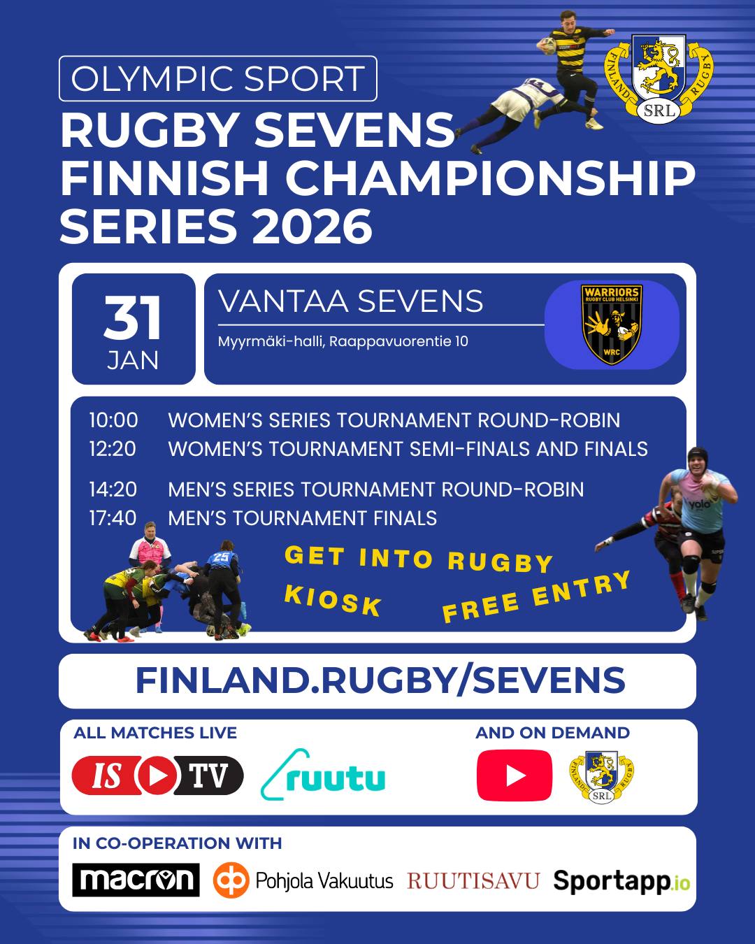 Suomen Rugbyliitto added a new photo. - Suomen Rugbyliitto
